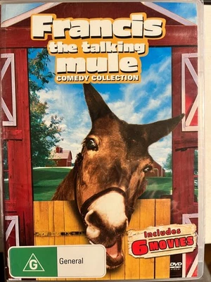 FRANCIS THE TALKING MULE Comedy Collection DVD 6 Movies Region 4 BRAND NEW Foto 1 de 2