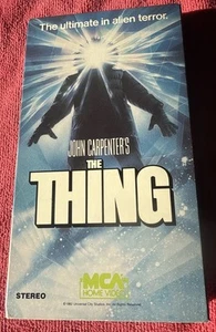 Rare MCA First Release (1987) "The Thing" (1982) Horror/Sci-Fi RARE NEAR MINT! - Foto 1 di 24