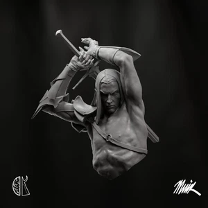 Mindwork Studio - Kit de figuras de resina Jodie Muir “Red Academic Bust” - Nuevo y sin usar - Imagen 1 de 2