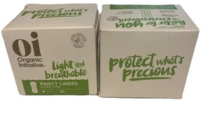 Oi Bio Baumwolle Ultradünne Panty Liner Empfindliche Haut Atmungsaktiv Auslaufsicher Neu mit Karton - Bild 1 von 11
