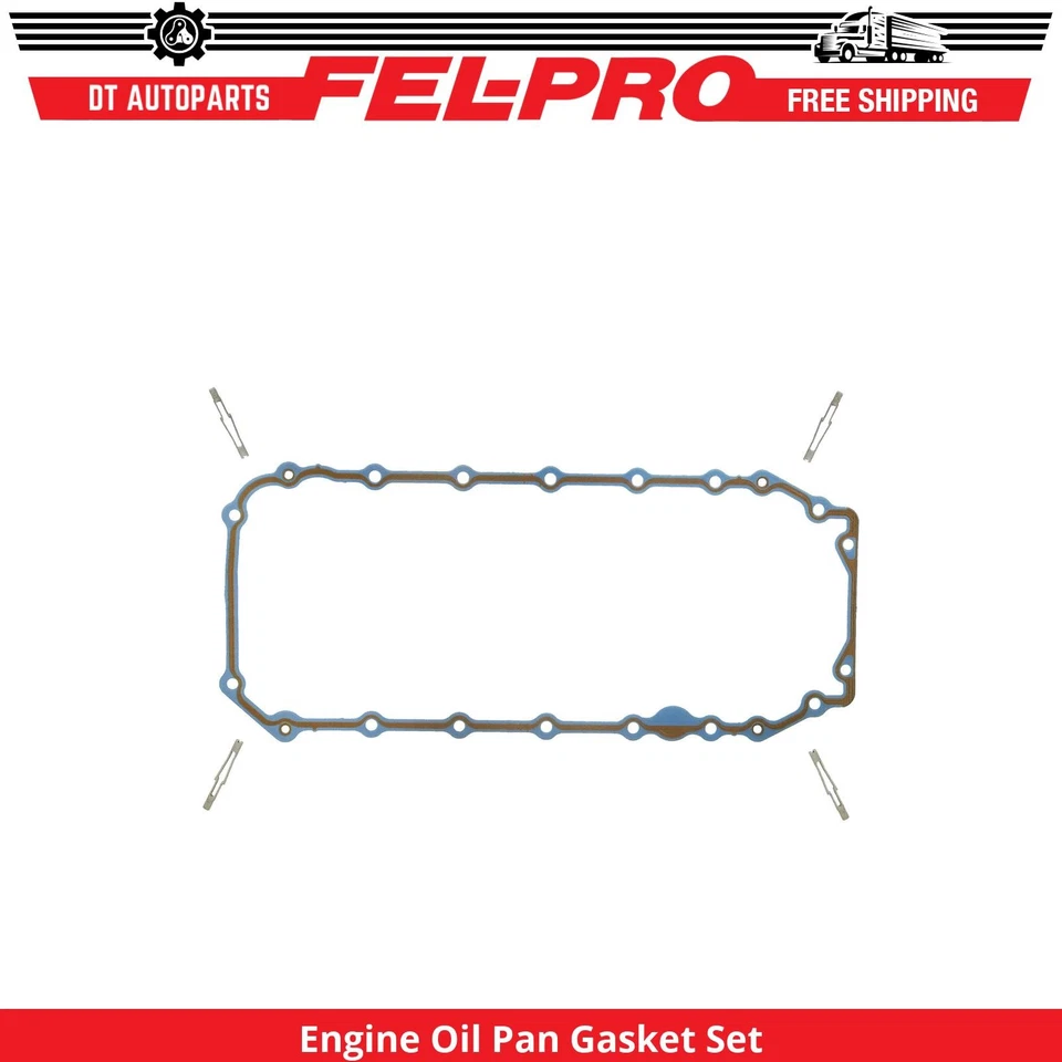 Juego de juntas de cárter de aceite de motor de chasis comercial Fel-Pro 1986 para Cadillac 1985-1993 Foto 1 de 1