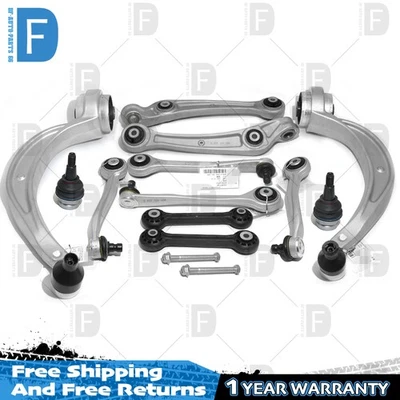 14PCS Front Control Arm Balljoint Suspension Kit For Audi 2012-15 A4 A5 S4 S5 Q5 - Image 1 of 4