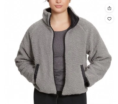 BASS OUTDOOR WOMEN'S REVERSIBLE ZIP FRONT GREY/BLACK SIZE S/M/L NWT $89 #255 - Image 1 of 3