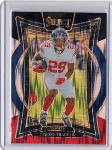 TYRONE TRACY JR. NFL Giants 2024 Panini Select Red & Black Shock RC #61 Card - Bild 1 von 2