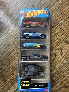 Hot Wheels DC BATMAN 5-Pack #HLY68 1:64 Diecast New Unopened - Picture 1 of 5
