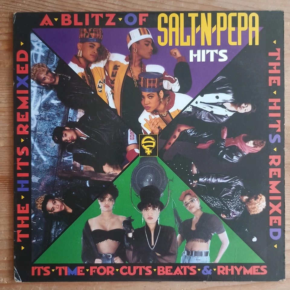 A Blitz Of Salt-N-Pepa Hits: The Hits Remixed LP US-1990 1st PRESS VG+/+G+ - Bild 1 von 4