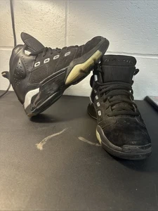 Nike Air Jordan schwarz metallic Turnschuhe, Herren Größe 8,5 schwarz Basketball Mid Top - Bild 1 von 9