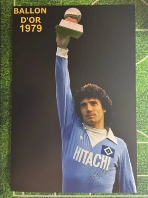COA Handsigniertes Großfoto KEVIN KEEGAN HSV Autogramm BALLONDOR ZERTIFIKAT - Bild 1 von 4