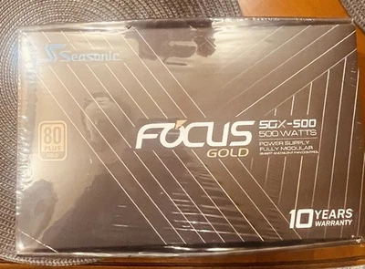 Seasonic Focus SGX 500W Modular SFX SFF PSU 80+ Gold SSR-500SGX - Bild 1 von 3
