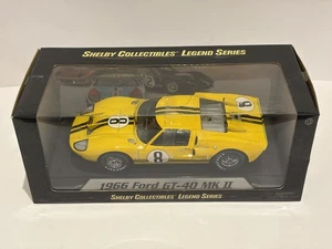 Ford GT40 MK2 1966 gelb Le Mans Shelby Collectibles Maßstab 1:18 - Bild 1 von 9