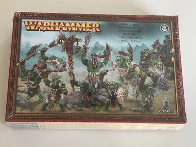 Orcs w Frenzy & Warpaint | Warhammer The Old World | RARE OOP Savage Orc Box Set - Image 1 of 2