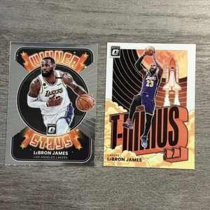 LeBron James 2 Karten Lot; Winner Stays und T-Minus 321 Variationen  - Bild 1 von 2