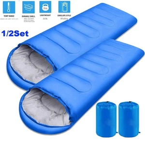 Thick Adult Cold Weather Warm Sleeping Bag For Big & Tall Waterproof Winter Bag - Picture 1 of 15