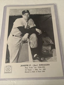 1963 Hall Of Fame Picture Pack 5X7 Photo Joe DiMaggio New York Yankees Ex+ - Picture 1 of 7
