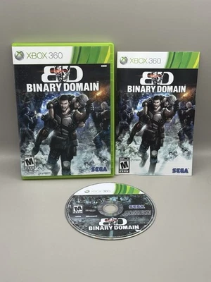 Binary Domain (Microsoft Xbox 360, 2012) CIB - Complete w/Manual - Tested - Image 1 of 4