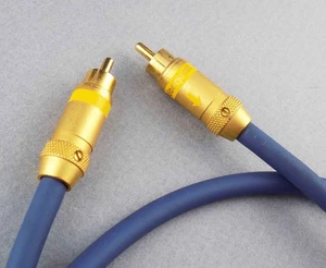 CinemaQuest VSB-1 RCA Single Digital / Audio Cable CHOOSE SIZE Silver Plated LGC - Picture 1 of 8