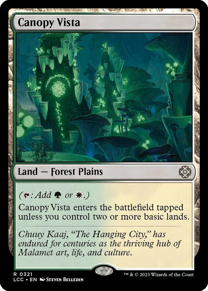Canopy Vista R Commander: The Lost Caverns of Ixalan Land Forest Plains 321 - Image 1 of 1