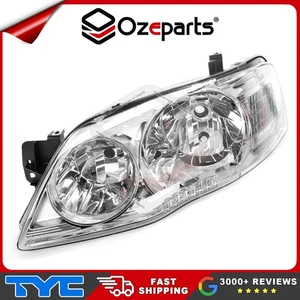 LH Left Hand Head Light Chrome For Ford Fairmont BF Series 2 & 3 GHIA 2006~2011 - Picture 1 of 4