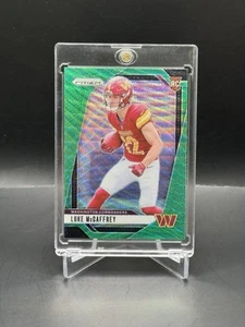 2024 Panini Prizm - Rookies Luke McCaffrey #367 Green Wave Prizm (RC) - Bild 1 von 2