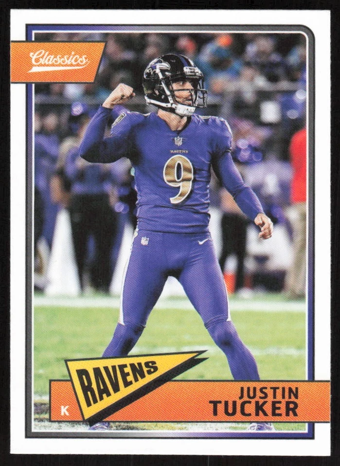 2018 Panini Classics Justin Tucker #10 Baltimore Ravens - Image 1 of 2