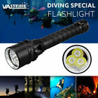 Tauchen Taschenlampe Unterwasser 100M Wasserdichte Lampe LED Tauch UV/Wei Licht