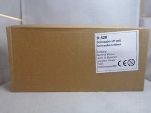 S188 - Montessori Lernwelten - Schraubbrett mit Schraubendreher - Ab 5 J. - NEU - Bild 1 von 3