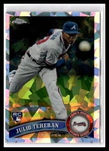 2011 Topps Chrome - Julio Teheran #197 Atomic Refractor /225(RC) - Picture 1 of 2