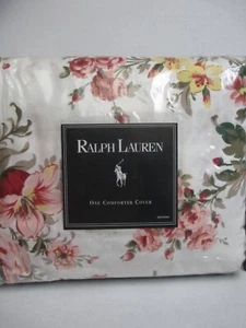 New Ralph Lauren Petticoat Floral Comforter Duvet Cover - Twin - Picture 1 of 12