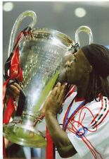 Clarence Seedorf Signed 12x8 Photo  Football Legend  AFTAL#217 OnlineCOA