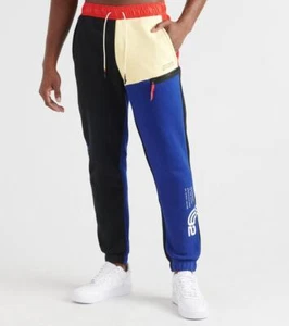 Pantaloni da basket Kyrie Nike da uomo in pile BV9288-010 neri/blu reale intenso taglia M - Foto 1 di 12