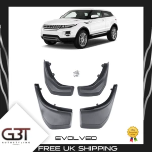 Fits Range Rover Evoque Pure Prestige Full Front & Rear Mudflap Setup Kit - Picture 1 of 12