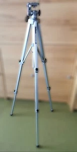 Velbon PARTNER 2 Dreibeinstativ höhe=56.8 - 162.5 cm Silber Mit Originaltasche - Bild 1 von 3