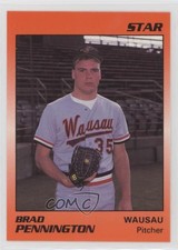 1990 Star Wausau Timbers Brad Pennington #18