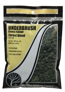 Woodland Scenics FC139 Underbrush Clump Foliage Forest Blend Bag - Light Weight - Picture 1 of 2