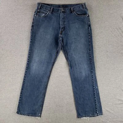 Dockers 38x34 Relaxed Fit Blue Jeans 100% Cotton Denim Straight Leg - Image 1 of 4