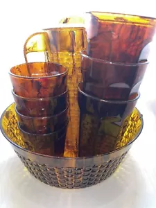 Schildkröte Krug Becher Eisschale Set Vintage Majestic Kunststoff Retro 1993 USA - Bild 1 von 12