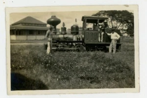 Fotografía De Colección 1920 República Dominicana Angelina Sugar Mill Train USMC Foto - Imagen 1 de 2