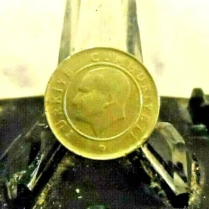 CIRCULATED 2011 10 KURUS TURKISH COIN (71119)#1...... - Picture 1 of 3