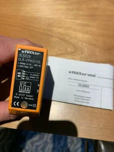 New IFM Efector OL5028 OLB-FPKG/US-100 photo electric sensors all 3 - Picture 1 of 4