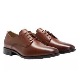 Hugo Boss Derby Schuhe Braun Größe UK 6 NEU ORIGINAL UVP 199€ #70 - Bild 1 von 8