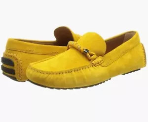 Hugo Boss moccasins/loafers Driver Mocc sdbd soft suede & leather Made in Italy - Picture 1 of 28