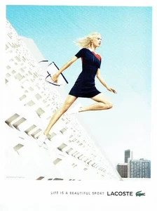 PUBLICITE ADVERTISING 126 2016 Lacoste pret à porter robe - Imagen 1 de 1
