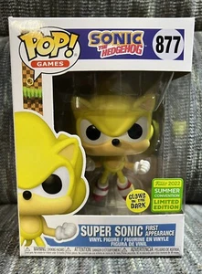 SUPER SONIC First Appearance Funko POP! Glow-In-The-Dark 2022 Summer Convention - Picture 1 of 6