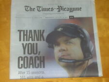 New Orleans Saints Coach Sean Payton Newspaper END OF AN ERA 1/26/22