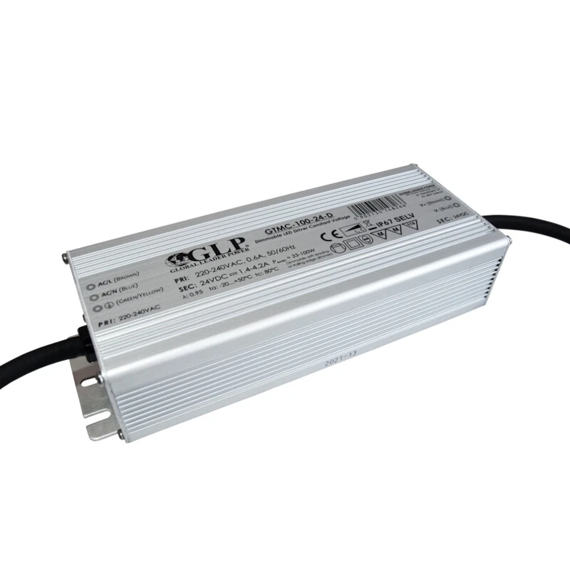 Dimmable LED Trasformatore Triac 24V 4,2A 100W Konstantspannung (GTMC-100-24-D) - Immagine 1 di 1