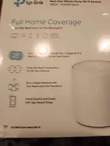 TP-LINK Deco W3600 Whole Home Mesh AX/Wi-Fi 6 System Brandneu Versiegelt - Bild 1 von 4
