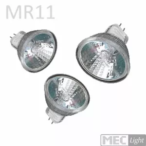 10x MR11/GU4 Halogen Strahler / Spot NV 12V - 20W / 35W (Reflektorlampe,35mm) - Bild 1 von 1
