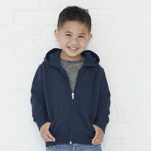 NEW Rabbit Skins Toddler Hooded Full-Zip Sweatshirt Hoodie Style 3346 2T 4T 5/6 - Picture 1 of 6