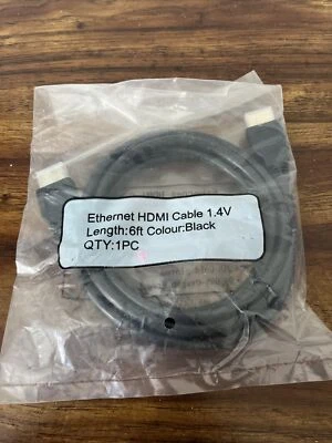 6FT MICRO HDMI to STANDARD HDMI High Speed with Ethernet Cable  - Image 1 of 2