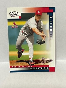 2003 Leaf "24th National Atlantic City" embossed - SCOTTY LAYFIELD #'d 1/1